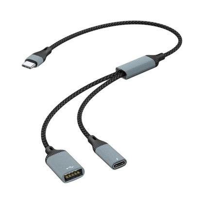 Imagem de Hub USB-C De Alta Velocidade 60W Com 3/2 Portas OTG PD, Adaptador De Carregamento Rápido E Divisor
