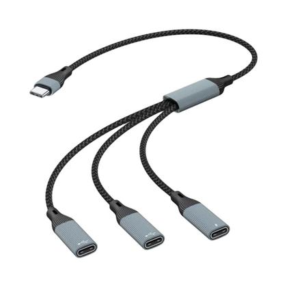 Imagem de Hub USB-C De Alta Velocidade 60W Com 3/2 Portas OTG PD, Adaptador De Carregamento Rápido E Divisor