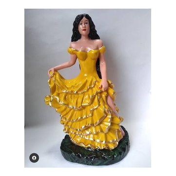 Imagem de Imagem Cigana Do Ouro Escultura Gesso Estatua 25 Cm