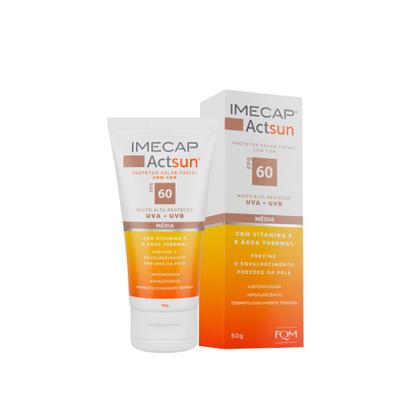 Imagem de Imecap Actsun Fps 60 50g - Protetor Solar Facial Cor Média