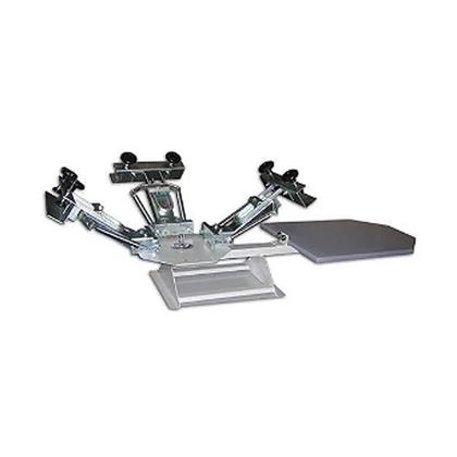 Imagem de Impressora Rotativa Manual com Berço e Três Garras para Serigrafia - Advance Metal Printer