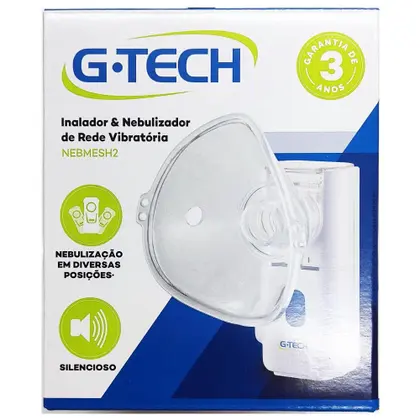 Imagem de Inalador Nebulizador de Rede Vibratoria Nebmesh2 Gtech