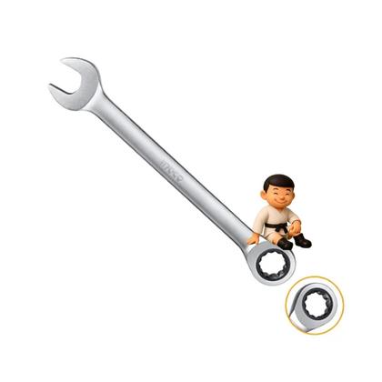 Imagem de Ingco chave combinada com catraca 17mm em aco cr-v