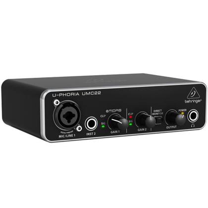 Imagem de Interface audio behringer umc22 uphoria usb 2 anos garantia