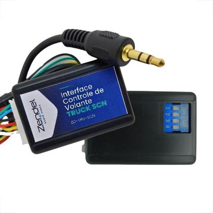 Imagem de Interface controle comando som volante truck p2 scania caminhao multimidia pioneer universal