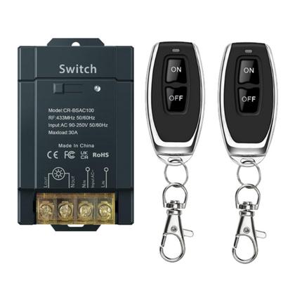 Imagem de Interruptor de controle remoto sem fio Colorock 433MHz 30A AC110V
