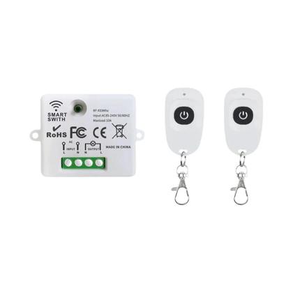 Imagem de Interruptor De Controle Remoto Sem Fio Universal 433MHz, Receptor RF Para Luz, Ventilador, Motor,