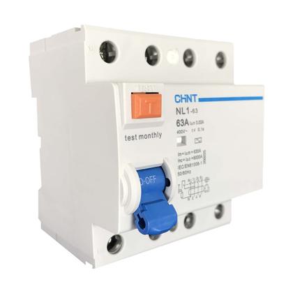 Imagem de Interruptor Diferencial Residual  NL1-63 4P 63A 30mA  Chint