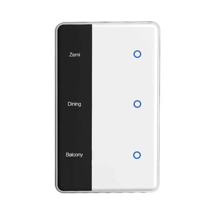 Imagem de Interruptor Inteligente Zigbee DIY Com Controle De Luz Por Toque Tipo EUA Funciona Com Tuya Alexa