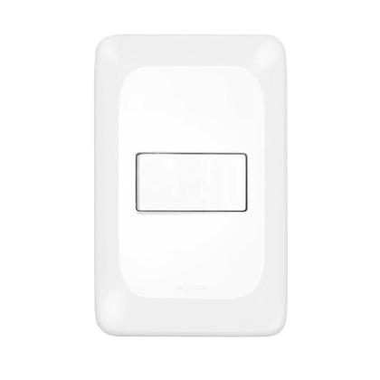 Imagem de Interruptor Pial Pop 1 Tecla Paralelo com Placa 4X2