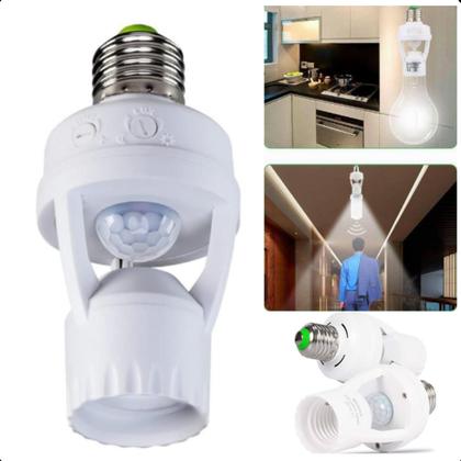 Imagem de Interruptor Sensor Presença Soquete com Fotocélula e Detecção Automática de Movimento