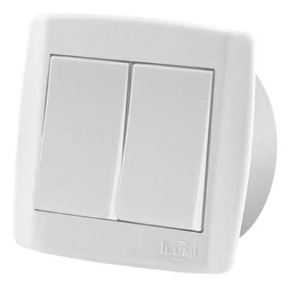 Imagem de Interruptor Simples Duplo Para Móveis Ilumi Slim