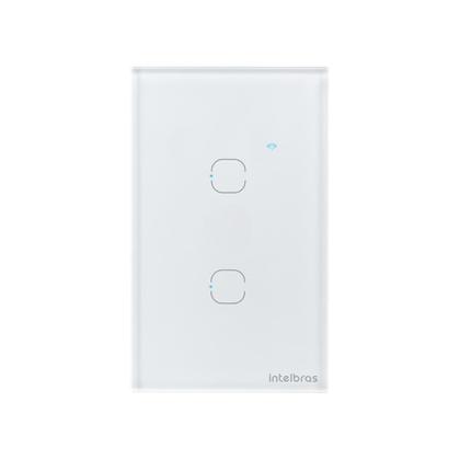 Imagem de Interruptor smart wi-fi touch 2 branco mis 1002