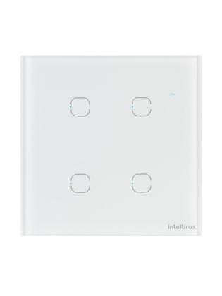 Imagem de Interruptor Smart Wi-fi Touch 4 Teclas Ews 1004 Branco 4850029