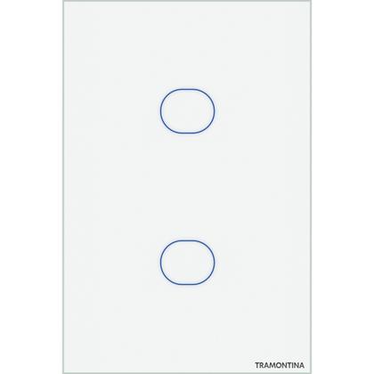 Imagem de Interruptor Touch Smart Tramontina Branco 2 Canais