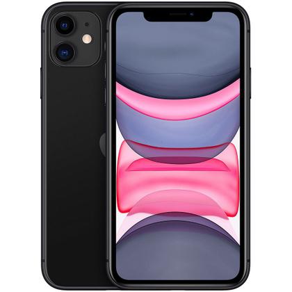 iPhone 11 Apple 64GB Preto, 4G, Tela de 6.1, Câmera Dupla 12MP +