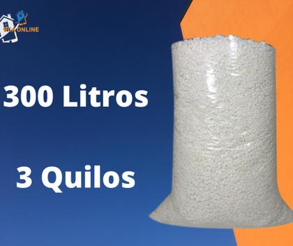 Imagem de Isopor em Flocos para Construção Civil e Concreto Leve 3 Kg (300 Litros) Isopor de Qualidade