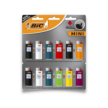 Imagem de Isqueiro Bic Mini Com 12 Unidades