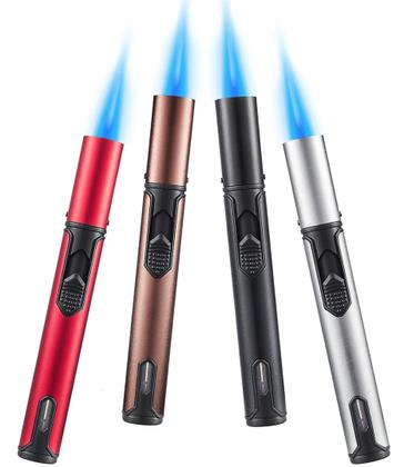 Imagem de Isqueiros Butane Torch Isqueiro de caneta recarregável Urgrette de 6 polegadas