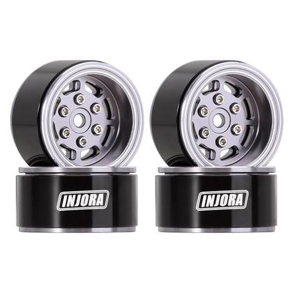 Imagem de Jantes de roda INJORA 1.0 Beadlock de alumínio de 8 raios para 1/18 TRX4M