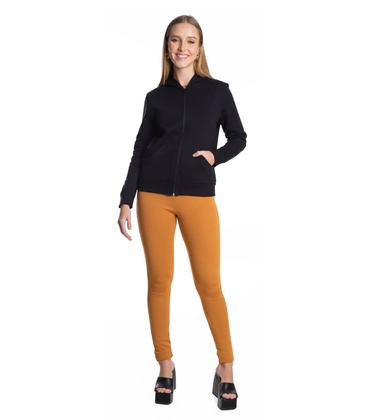 Imagem de Jaqueta Básica Com Capuz Moletom Com Felpa Peluciada