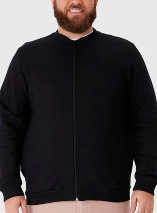 Imagem de Jaqueta Bomber Moletom Malwee 1000094107 Masculina Plus Size Flanelada T. G1/G3