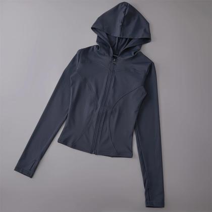 Imagem de Jaqueta Feminina Esportiva Com Capuz Respirável E Proteção Solar De Manga Longa Para Atividades Ao