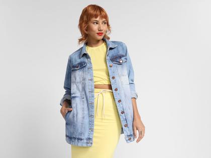 Imagem de Jaqueta Jeans Vista Magalu Ampla