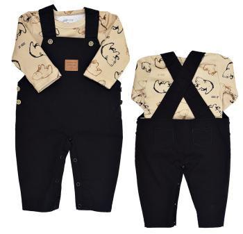 Imagem de Jardineira Com Body Archie - Preto - Grow Up