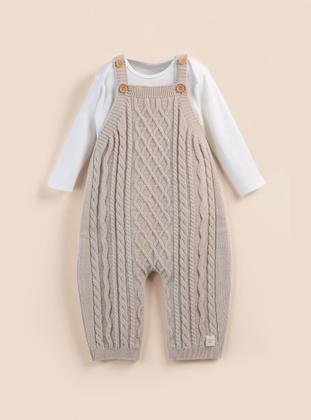 Imagem de Jardineira trico baunilha  bf13274