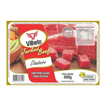 Imagem de Jerked Beef Charque Carne Seca Bovino Dianteiro Vilheto 400g