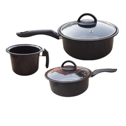 Imagem de jg panelas cerâmica fogão cooktop elétrico indução 5peçasc
