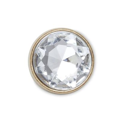 Imagem de Jibbitz círculo de pedraria dourado unico