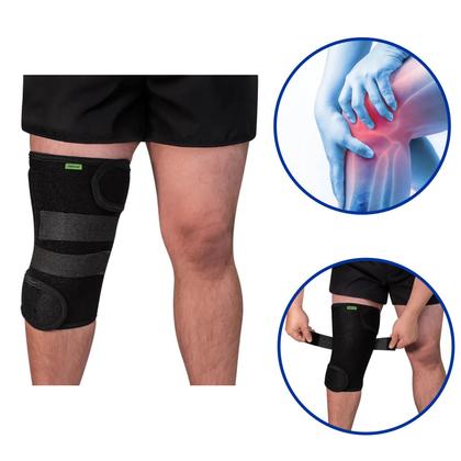 Imagem de Joelheira Ajustável C/ Hastes Cintas Compressão Flex Mercur