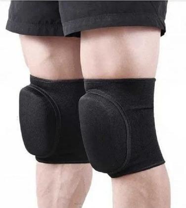 Imagem de Joelheira elástica acolchoada futsal par - progne