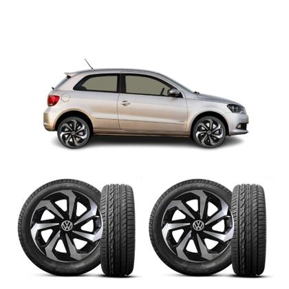 Imagem de Jogo 4 Carlotas Aro 14 Vw Gol G2 G3 G4 G5 G6 G7 Voyage