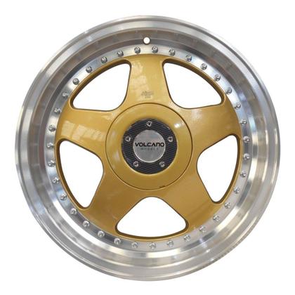 Imagem de Jogo 4 Rodas Aro 17x7 Euro Volcano 5x100/112 Diam. Dourado Et 38