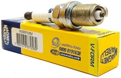 Imagem de Jogo 4 Velas Ignição 806 1994 a 2002 Magneti Marelli K6RFMM