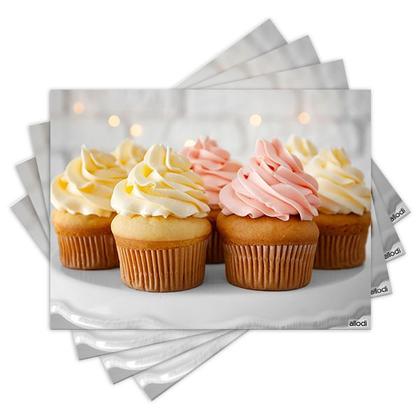 Imagem de Jogo Americano com 4 peças - Cupcakes - Doces - 1287Jo