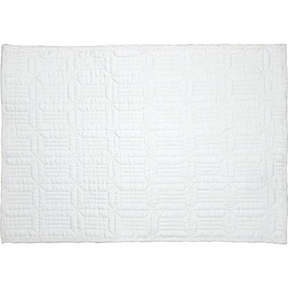 Imagem de Jogo Americano de Tecido Vizapi 30X40Cm Matelassê Branco Marfim