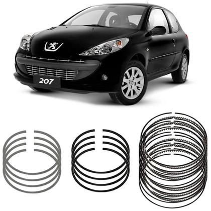 Imagem de Jogo Anel Segmento Std 207 1.6 16v 2009 A 2013 Metal Leve