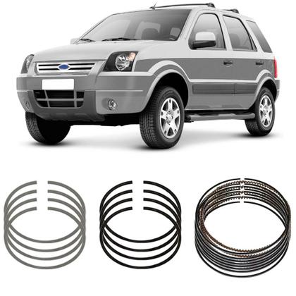 Imagem de Jogo Anel Segmento STD Ford Ecosport Fiesta Focus Ka 1.6 8V