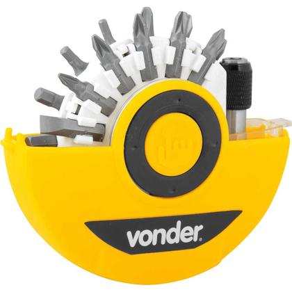 Imagem de Jogo Bits/Ponteiras 26 Peças Encaixe Se Xtavado 1/4 Vonder