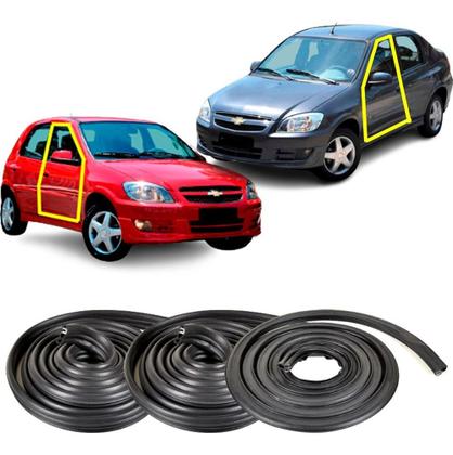 Imagem de Jogo Borracha Porta E Porta Mala Celta E Prisma 2 E 4 Portas