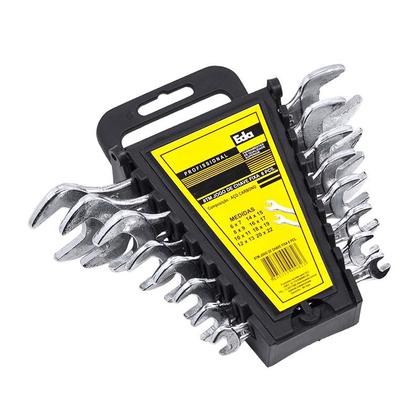 Imagem de Jogo Chave Boca Fixa 8 Peças 6 à 22MM Eda