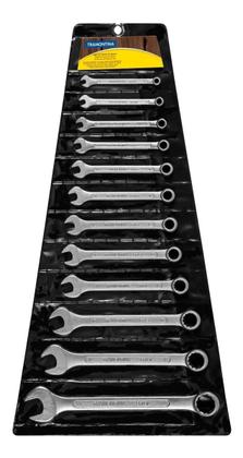 Imagem de Jogo Chave Combinado 6 a 22 Amarelo Ferramenta Profissional