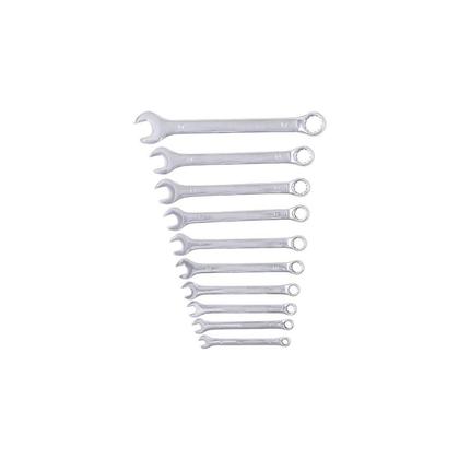 Imagem de Jogo Chave Fixa Combinada 10 Peças 6 mm A 17 mm Aço Carbono