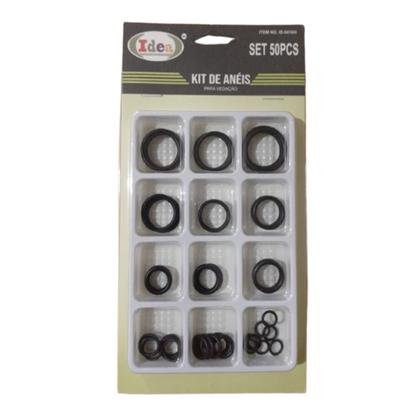 Imagem de Jogo Com 50 Anéis De Vedação De Borracha O-Ring 12 Tamanhos
