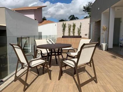 Imagem de Jogo Conjunto De Mesa Ripada Lotus Piscina Jardim Varanda