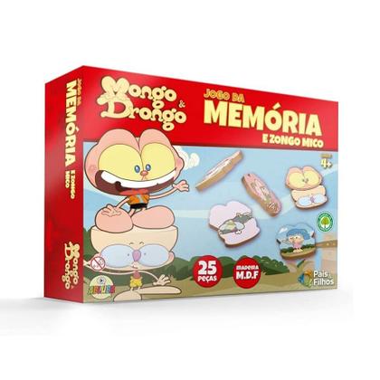 Imagem de Jogo da Memória Mongo e Drongo e Zongo Mico - Pais e Filhos